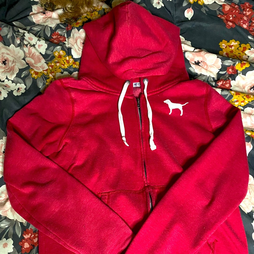 VS PINK zip up hoodie